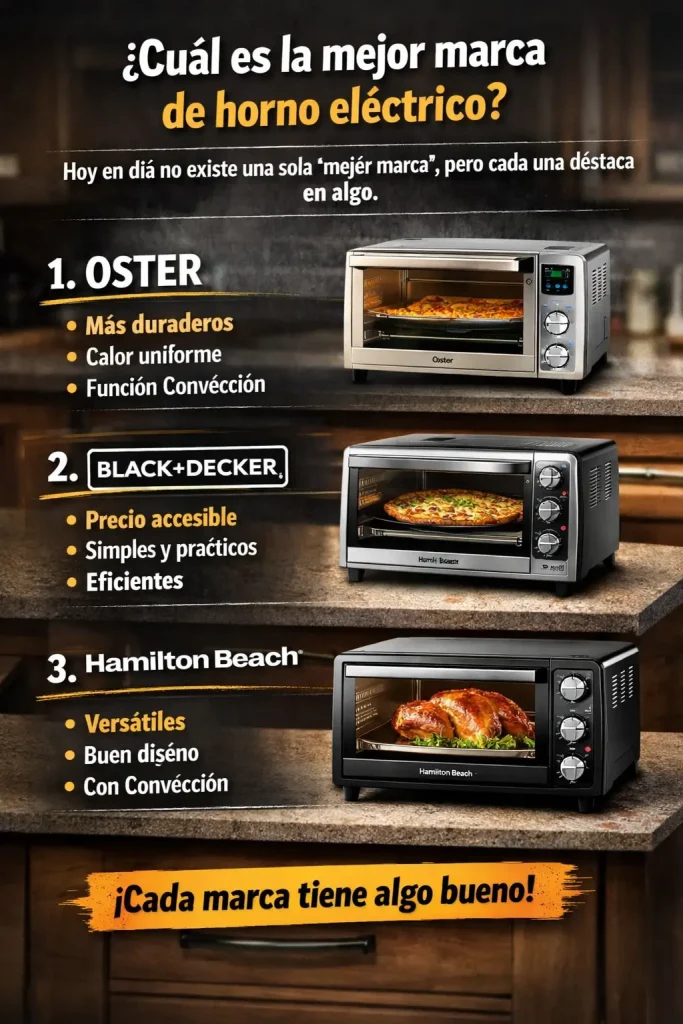 top 3 ede las mejores marcas de hornos electricos para casa en mexico